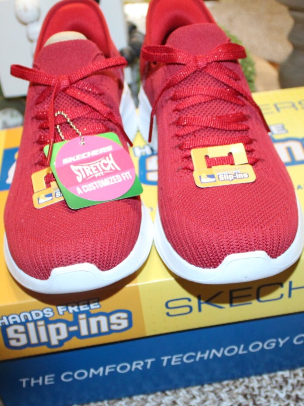 NWT Skechers Ultra Flex "Heart Me" slip ins women's size 9 1/2 DARLING!! - Picture 5 of 12